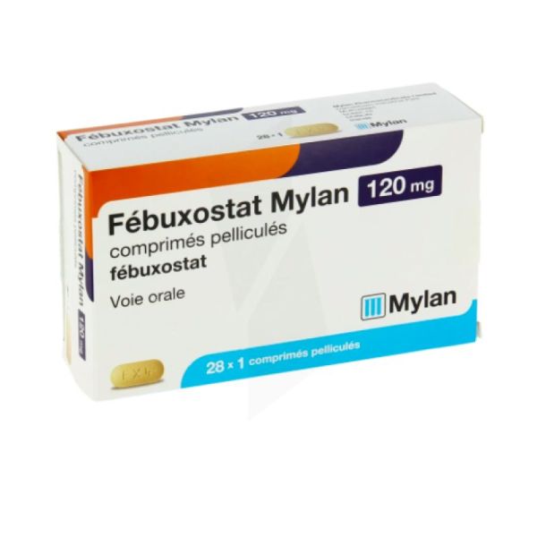 Febuxost Viatris 120Mg Cpr Plq Pvc/Opa/Al/Al/28X1