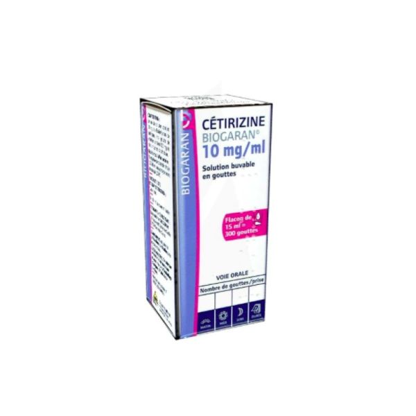 Cetiriz Bgr 10Mg/Ml S Buv En Gttes Fl/15Ml