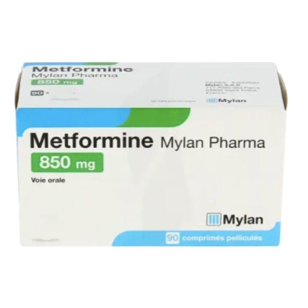 Metformine Viatris 850 mg 90 comprimés pelliculés