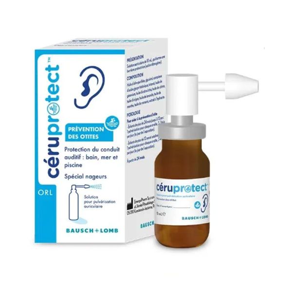 Ceruprotect Prévention des Otites Solution Auriculaire Spécial Nageurs (10 ml)