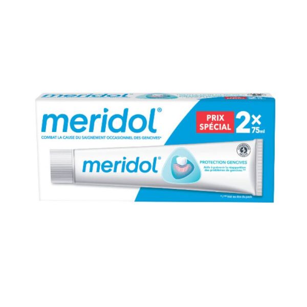 Meridol Dentifrice Protection Gencives Duo 75Ml x2