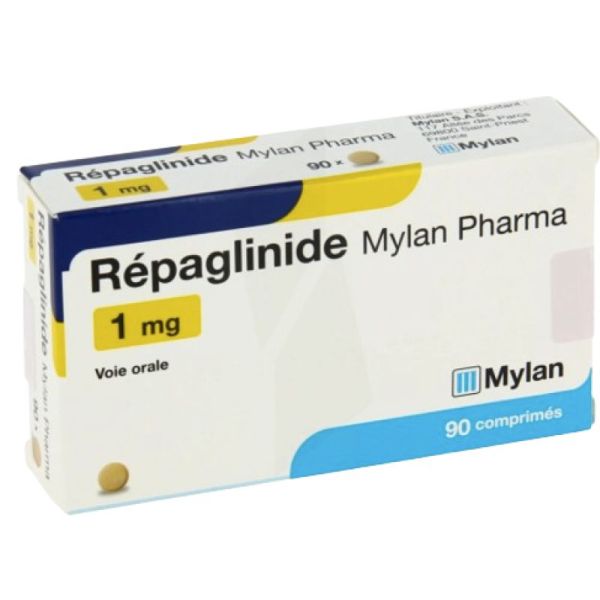 Repaglinide 1 mg Viatris 90 comprimés