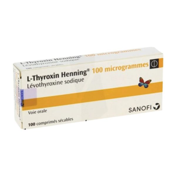 L-Thyroxin Henning 100 Μg Comprimé Sécable Plaquette/100