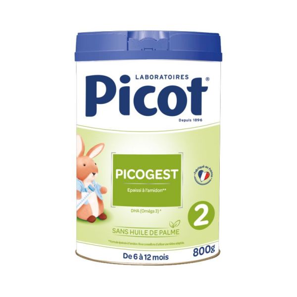 Picot Picogest 2 Lait de suite formule épaissie 2e âge (6-12 mois) (800 g)