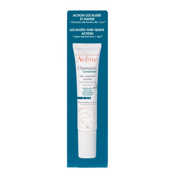 Avene Cleanance Comedomed soin asséchant localisé SOS boutons 15Ml