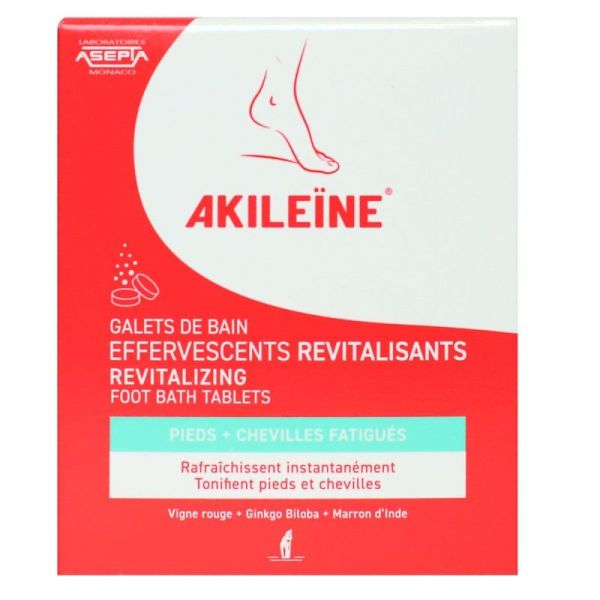 Akileïne Galet de bains Effervescents Revitalisants (x6)