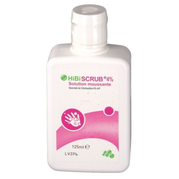 Hibiscrub 4% Sol Moussante 125Ml