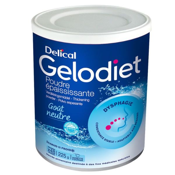 Delical Gelodiet poudre épaissisante goût neutre (225 g)