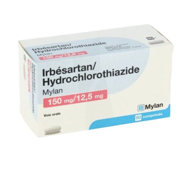 Irbesartan/Hydrochlorothiazide 150/12,5 Mg Viatris Comprimé x90