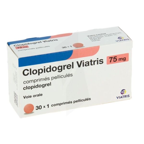 Clopidogrel 75Mg Viatris Cpr 30X1