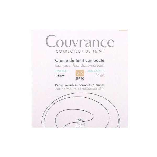 Avene Couvrance Crème de Teint Compacte Fini Mat Beige "2.5" 10G