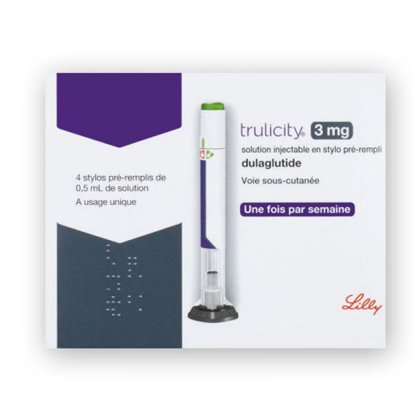 Lilly Trulicity 3 mg solution injectable en stylo prérempli (x4)