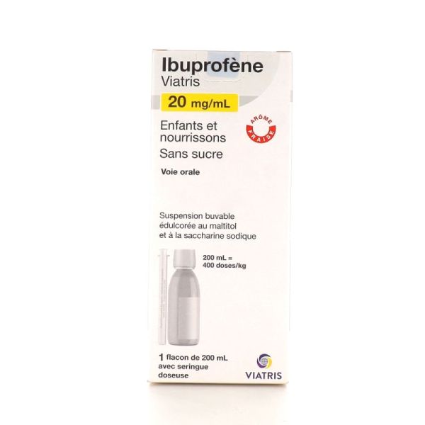 Ibuprofene Viatris 20Mg Buv 200Ml