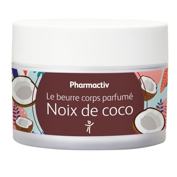 Pharmactiv Le Beurre Corps Parfumé Noix de Coco 200Ml