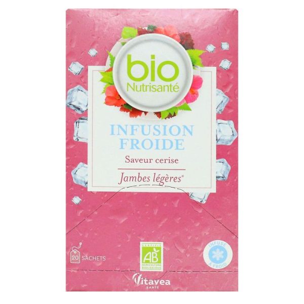 BioNutrisanté Infusion Froide Jambes Légères Arôme Cerises