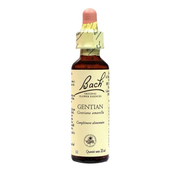 Fleurs De Bach Gentian Elixir Floral De Gentiane.