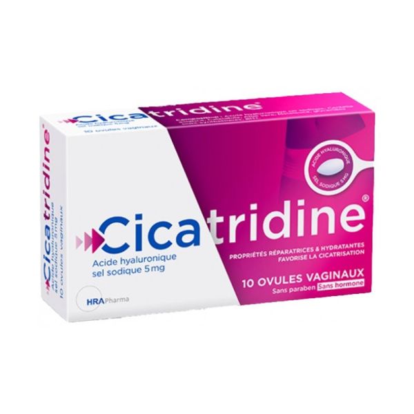 Cicatridine Ovules Vaginaux (Boîte de 10)