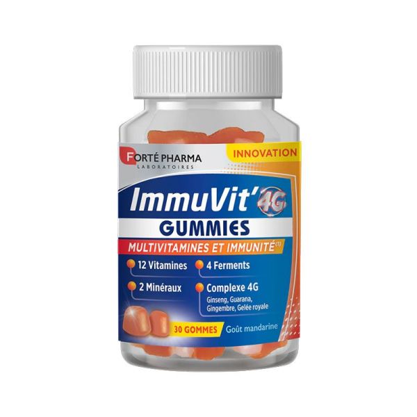 Forté Pharma ImmuVit' 4G Gummies (30 gommes)