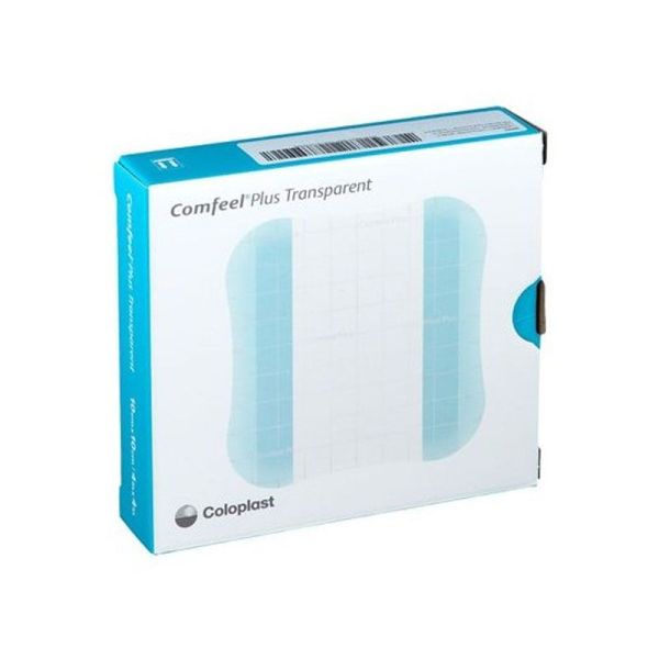 Coloplast Comfeel Plus Transparent Pansement Hydrocolloïde Fin Hypoallergisant 13x13 cm (x10)