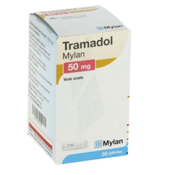 Tramadol 50 mg Viatris, 30 gélules