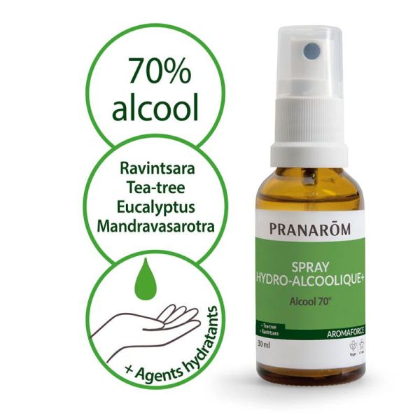 Pranarom Aromaforce Spray Hydro-Alcoolique+ (30 ml)