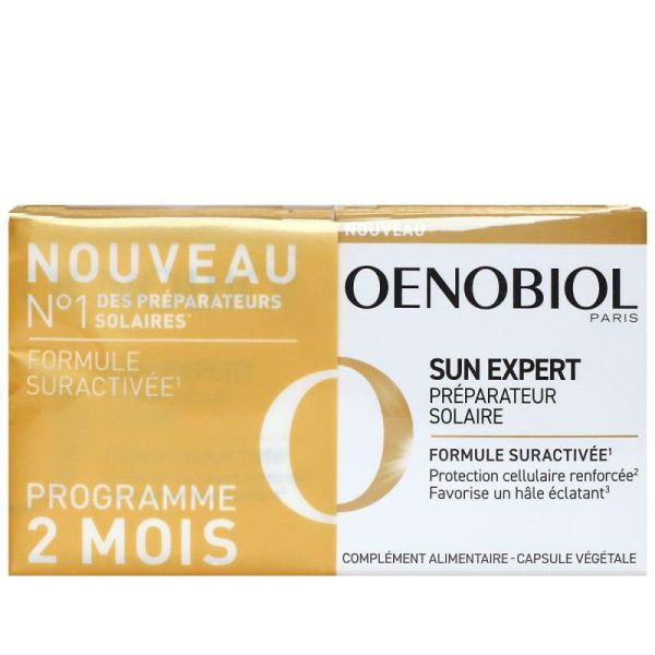 Oenobiol Sun Expert Preparateur Solaire 30 Capsules X2