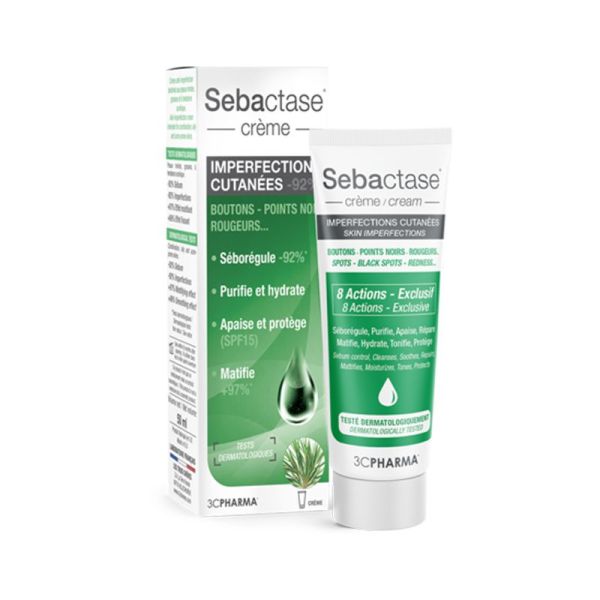 3C Pharma Sebactase Crème anti-imperfections (50 ml)