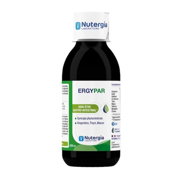 Nutergia Ergypar solution buvable bien-être gastro-intestinal (250 ml)