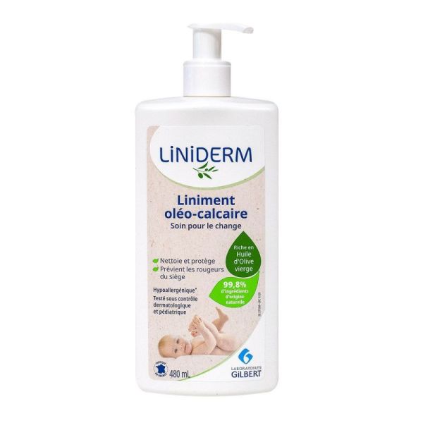 Liniderm Lin Oleo-Calcair Pom480Ml