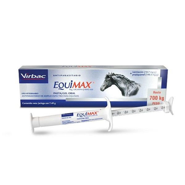 Virbac Equimax Gel oral anti-parasitaire pour chevaux (7,49 g)