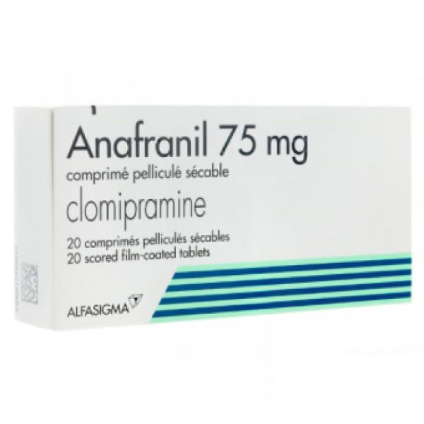 Anafranil 75Mg Cpr Secable 20
