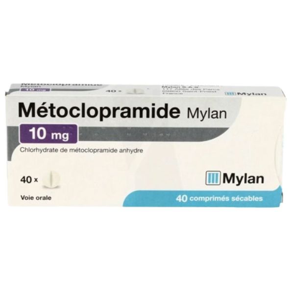 Metoclopramide 10 mg Viatris 40 comprimés