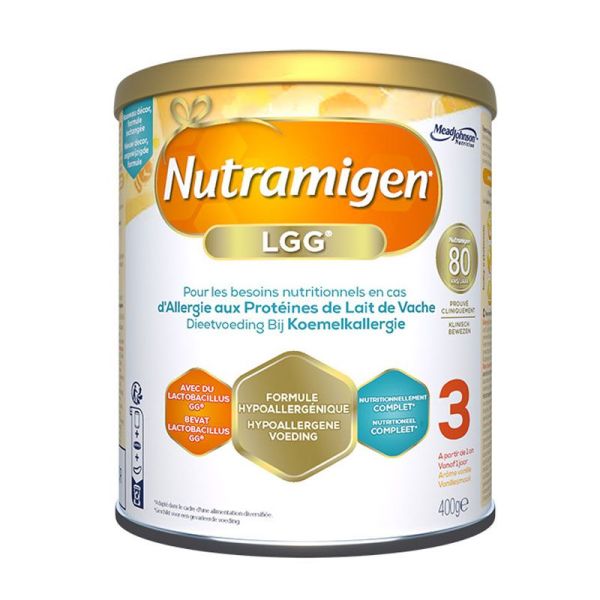 Nutramigen 3 LGG Lait Infantile 12+ mois Allergie au Lait de Vache (400 g)