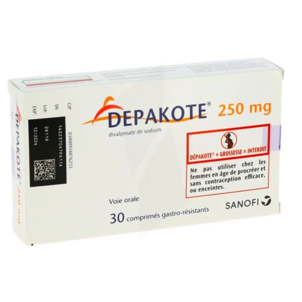 Depakote 250Mg Cpr 30