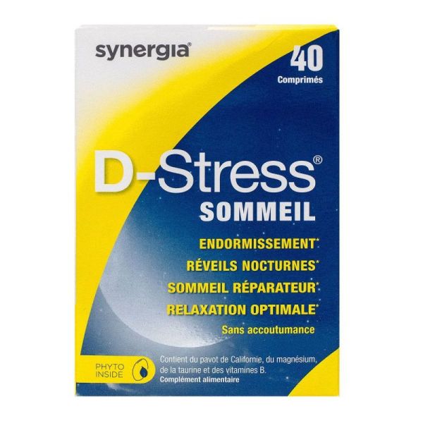 Synergia D-Stress Sommeil 40 comprimés