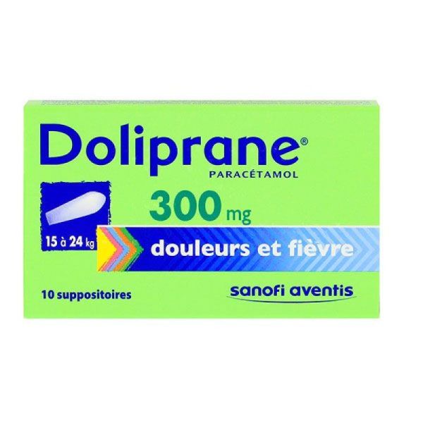 Doliprane 300Mg Sup 10