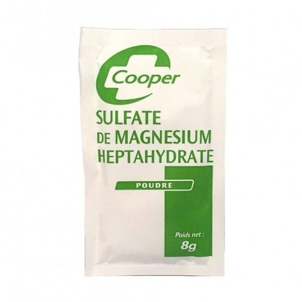 Cooper Sulfate de Magnésium heptahydraté (Sel d'Epsom) sachet 8g