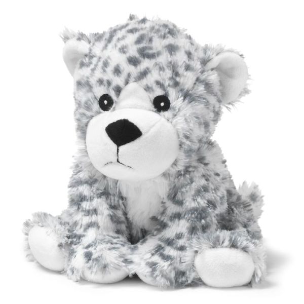 Bouillotte Leopard Blanc en Peluche