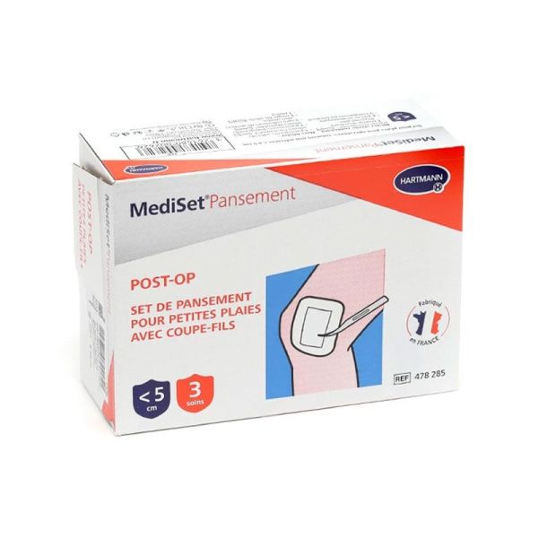 Hartmann MediSet Pansement Post-Opératoire Petites Plaies (x3)