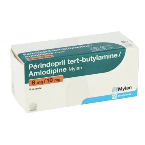 Perindopril/Amlodipine 8 mg/5 mg Viatris 90 comprimés