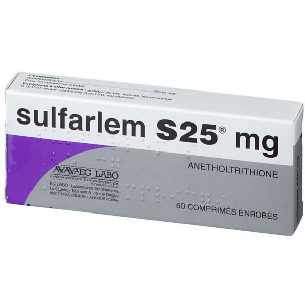 Sulfarlem S 25 Cpr 60