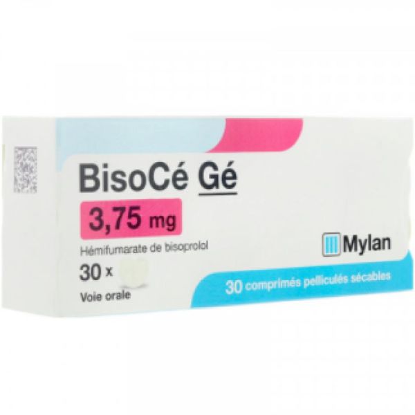 Bisoprolol 3,75Mg Viatris Comprime Sec *30