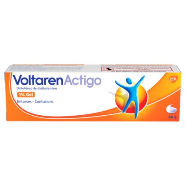 Voltarenactigo 1% Gel Tub 60G