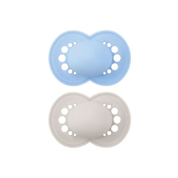 MAM Sucette en Silicone Originale Couleurs Nature 18+ mois (lot de 2, référence n°68)