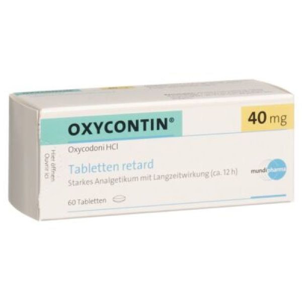 Oxycodone Lp 40 Mg Biogaran Comprimé 28X1