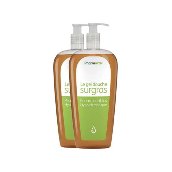 Pharmactiv Gel Douche Surgras (lot de 2 x 500 ml)