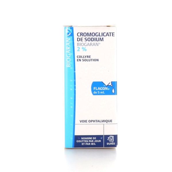 Cromoglicate 2% Biogaran Col 5Ml