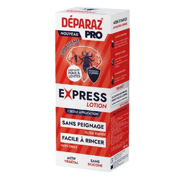 Deparaz Pro Lotion Express Anti Poux et Lentes actif végétal (100 ml)