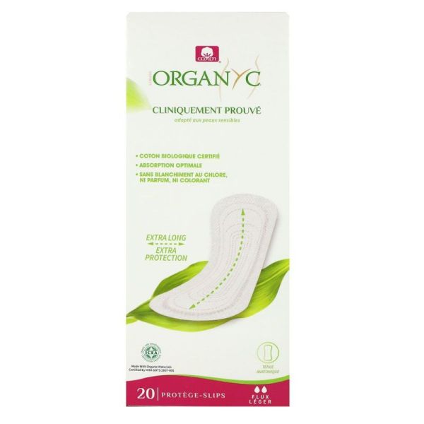 Organyc Protège-slip Bio Extra Long 20