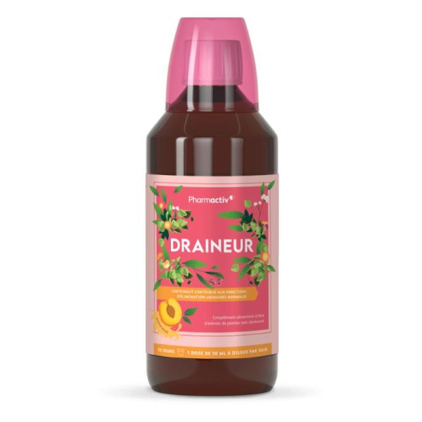 Pharmactiv Draineur pêche 500 ML